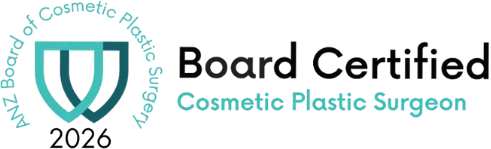 Australian & New Zealand Board of Cosmetic Plastic Surgery, Board Certified Cosmetic Plastic Surgeon 2026
